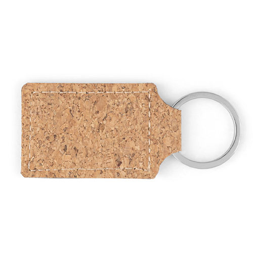 Porte-clés en liège rectangle template