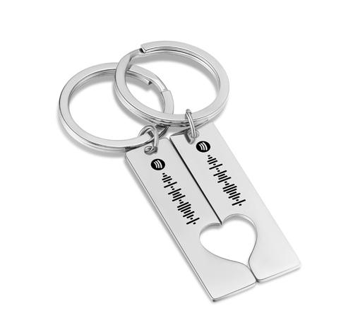 Porte-clef personnalisé en acrylique - couleur et motif au choix 