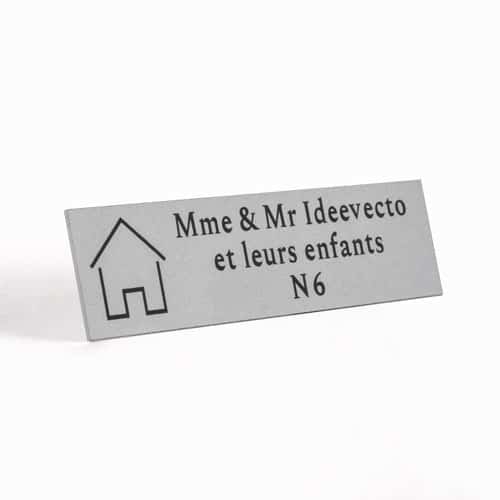 Plaque Aluminium anodisé Sur Mesure