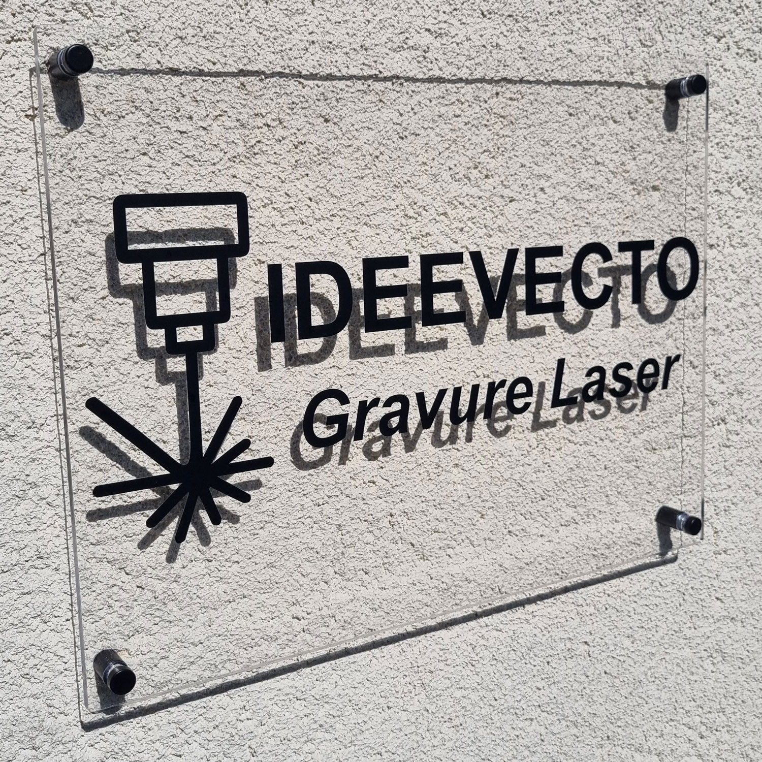 Plaque Signalétique Plexiglass