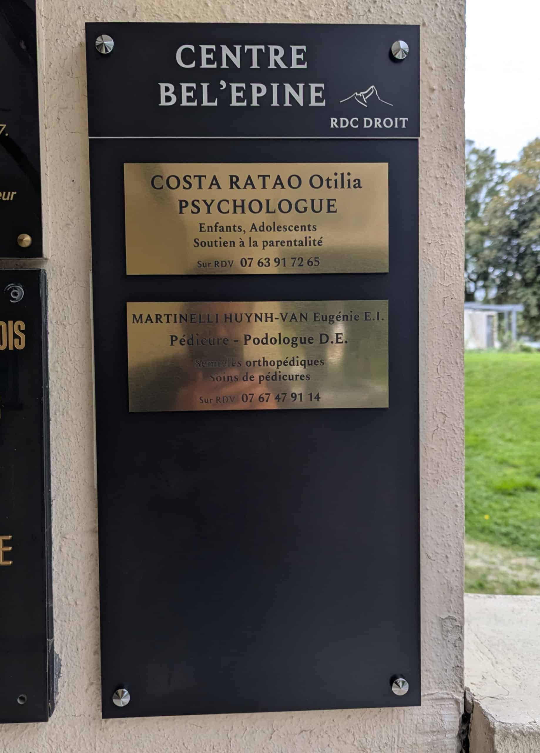 gravure plaque professionnel